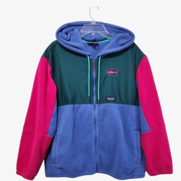 Patagonia Jackets & Blazers - Patagonia x Dogfish Head Microdini Hoodie Hooded Fleece Full Zip Jacket